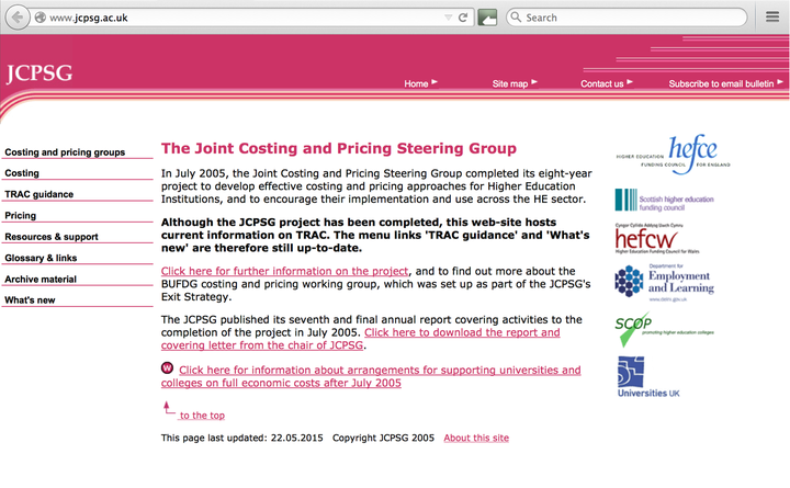 2001 JCPSG home page