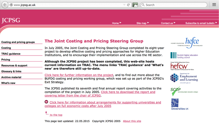 2001 JCPSG home page 2001 JCPSG home page