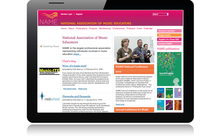 2009 NAME - National Association of Music Educators home page