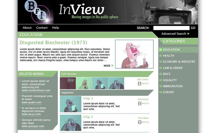 BFI BID Online template 2008