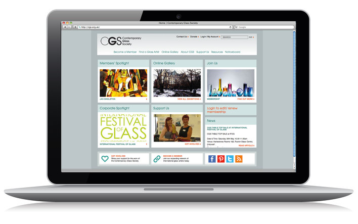 Contemporary Glass Society home page