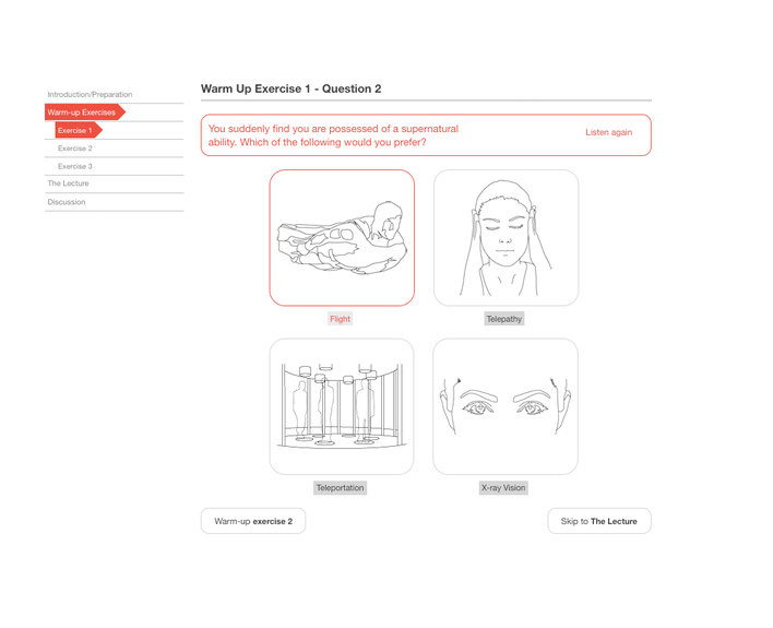 Lifelecture warm-up exercise 1 Lifelecture warm-up exercise 1