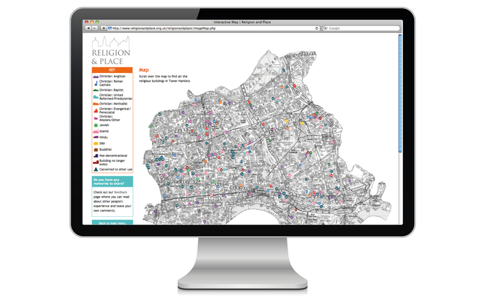 Religion and Place map